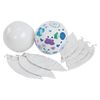 Colorations® 4th of July Kick-Off Celebration Beach Ball Craft Kit – Makes 12 Crafts