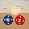 Colorations® 4th of July Stars and Photo Ornament Craft Kit – Makes 12 Crafts