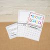 Colorations® Back-To-School Student Planner Calendar Craft Kit – Makes 12 Crafts