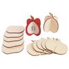 Colorations® Back-To-School Teacher Apple 3D Wood Craft Kit – Makes 6 Crafts
