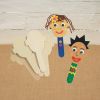 Colorations® Back-To-School Wooden Face Puppet Craft Kit – Makes 20 Crafts