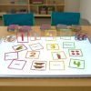 Excellerations® EduView™ Subitizing Numbers 1 to 10 - 3" Acrylic Tiles - Set of 50