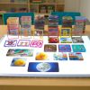 Excellerations® EduView™ Familiar Objects, Alphabet, and Number Acrylic Picture Tiles - Set of 154