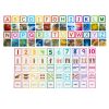 Excellerations® EduView™ Alphabet and Numbers Acrylic Tiles - Set of 102
