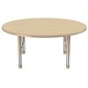 Environments® 48" Round Activity Table with Adjustable Chunky Legs - Maple/Maple
