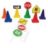 Excellerations® Traffic Signs and Cone Activity Set