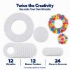 Colorations® Decorate Your Own Wreath - Set of 12
