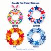 Colorations® Decorate Your Own Wreath - Set of 12