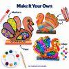 Colorations® Decorate Your Own Thanksgiving Turkey - Set of 12