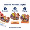 Colorations® Decorate Your Own Thanksgiving Turkey - Set of 12