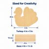 Colorations® Decorate Your Own Thanksgiving Turkey - Set of 12