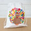 Colorations® Thanksgiving Turkey Backpack Craft Kit – Makes 12 Crafts