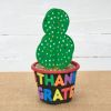 Colorations® Thanksgiving Cactus Garden Craft Kit – Makes 12 Crafts