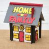 Colorations® Thanksgiving Family House Craft Kit – Makes 6 Crafts