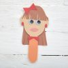 Colorations® Thanksgiving Wooden Face Stick Craft Kit – Makes 20 Crafts