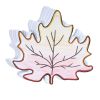 Colorations® Thanksgiving Leaf Art Craft Kit – Makes 24 Crafts