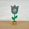 Colorations® Hanukkah Wooden Flower Frame Craft Kit - Makes 12 Crafts