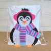 Colorations® Winter Penguin Canvas Backpack Craft Kit - Makes 12 Crafts
