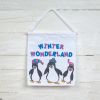 Colorations® Winter Penguin Canvas Banner Craft Kit - Makes 12 Crafts