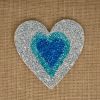 Colorations® Winter Glitter Heart Magnet Craft Kit - Makes 12 Crafts