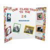 Colorations® White Tri-Fold Project Display Boards - Set of 24