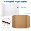 Colorations® White Tri-Fold Project Display Boards - Set of 24