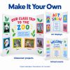 Colorations® White Tri-Fold Project Display Boards - Set of 24