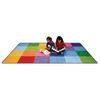 Rainbow Mosaic Premium Carpet - 6' x 9' Rectangle
