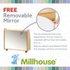 Millhouse™ Mobile Welsh Dresser Display Storage with 6 Baskets