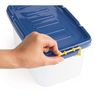 Clear Storage Bins Set of 4 Large