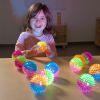 Light-Up Two-Tone Bouncy Ball Assortment - 12 Pack