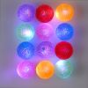 Light-Up Textured Bouncy Balls - 12 Pack