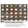 Stones Seating 6' x 9' Rectangle Pixel Perfect Carpet