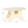Environments® Round Coffee Table - Ready to Assemble