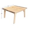 Whitney Brothers® Nature View Live Edge Square Table - 20" H