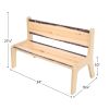 Whitney Brothers® Nature View Live Edge Bench - 10" H