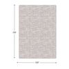 Past Tense Rug 5'4" x 7'8" in color Dove