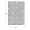 Past Tense Rug 5'4" x 7'8" in color Morning Fog