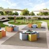 Water Mill 7'8" x 11" Indoor/Outdoor Rug in color Ridgeline