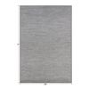 Water Mill 7'8" x 11" Indoor/Outdoor Rug in color Haze