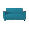 Pro Series Upholstered Common Area Sofa with Tablet - Teal