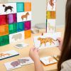 Magnetic Tile Toppers - Duo Animal Puzzle Pack - 40pcs