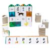 Letters, Numbers, and Animals Tile Toppers Kit - 120pcs