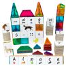 Magnetic Tiles, Letters, Numbers, and Animals Tile Toppers Kit - 260pcs
