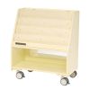 Environments® SmartSwitch 4-Shelf Book Display with Storage - Felt/Mirror Board - Assembled