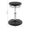 Kore Design™ Kids Adjustable Standard Wobble Chair 14-19" - Black
