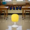 Kore Design™ Kids Adjustable Pivot Stool Tall (16.5" to 21") - Yellow