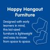 Happy Hangout Small Contour Seating Set of 3 - Woodland