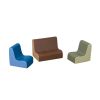 Happy Hangout Small Contour Seating Set of 3 - Woodland
