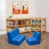 Happy Hangout Contour Chair and Sofa Set - Deep Water
